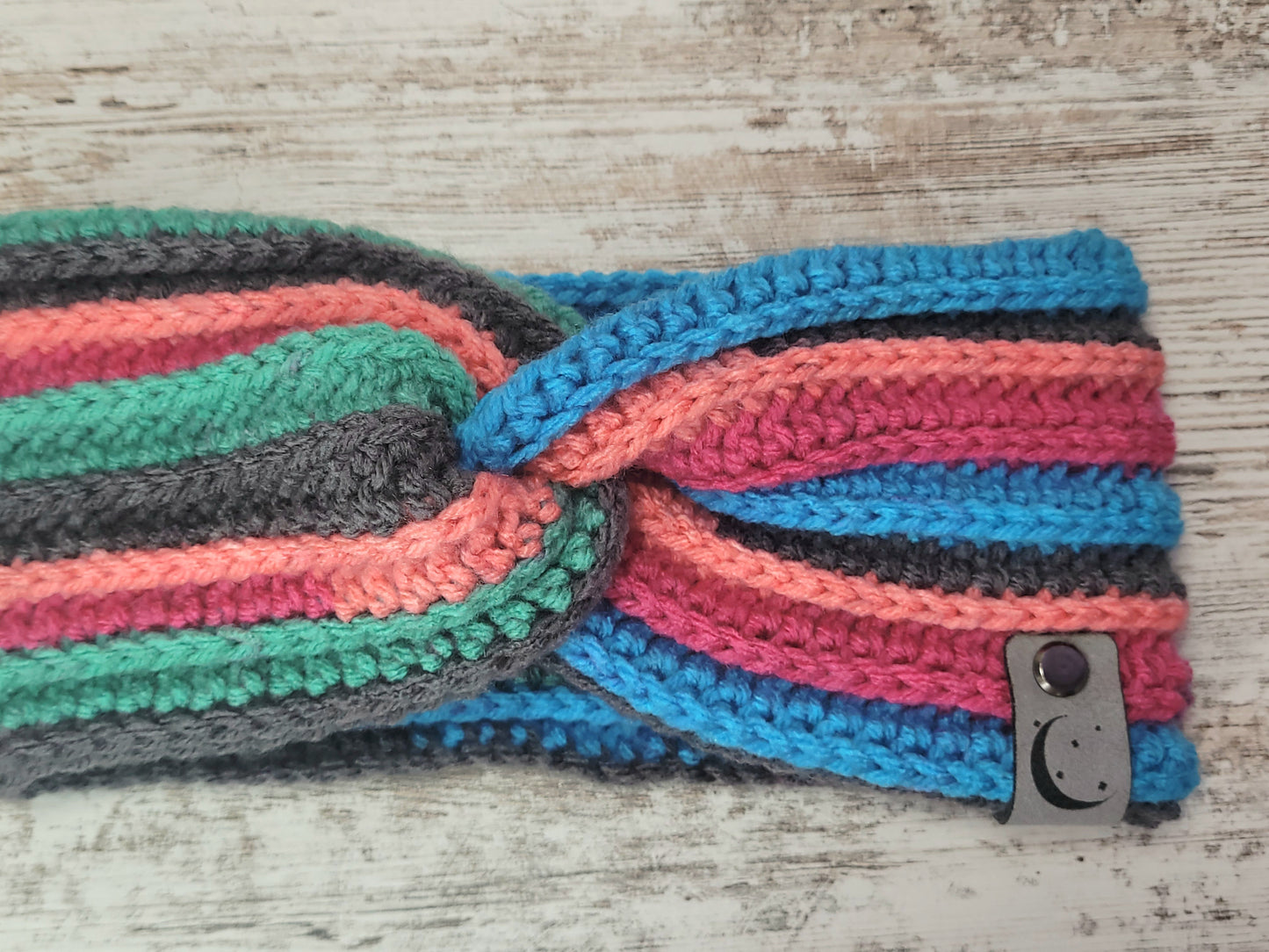 Twisted Ear Warmer - Leisure Stripe