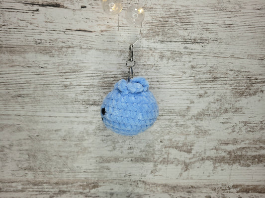 Bag Charm - Blueberry - Light Blue