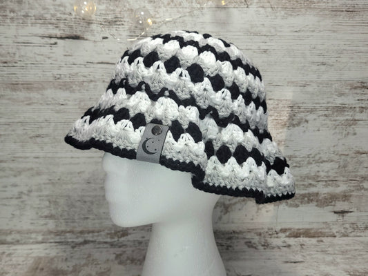 Kelp Bucket Hat - Black/White/Gray