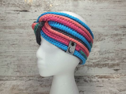 Twisted Ear Warmer - Leisure Stripe