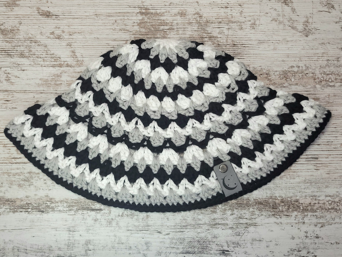 Kelp Bucket Hat - Black/White/Gray