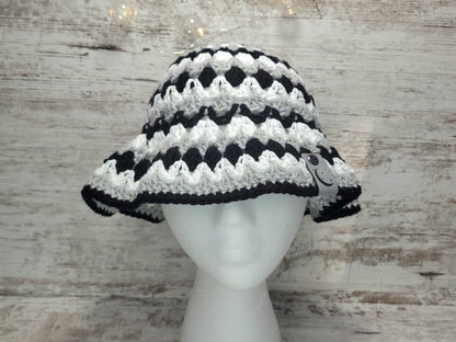 Kelp Bucket Hat - Black/White/Gray