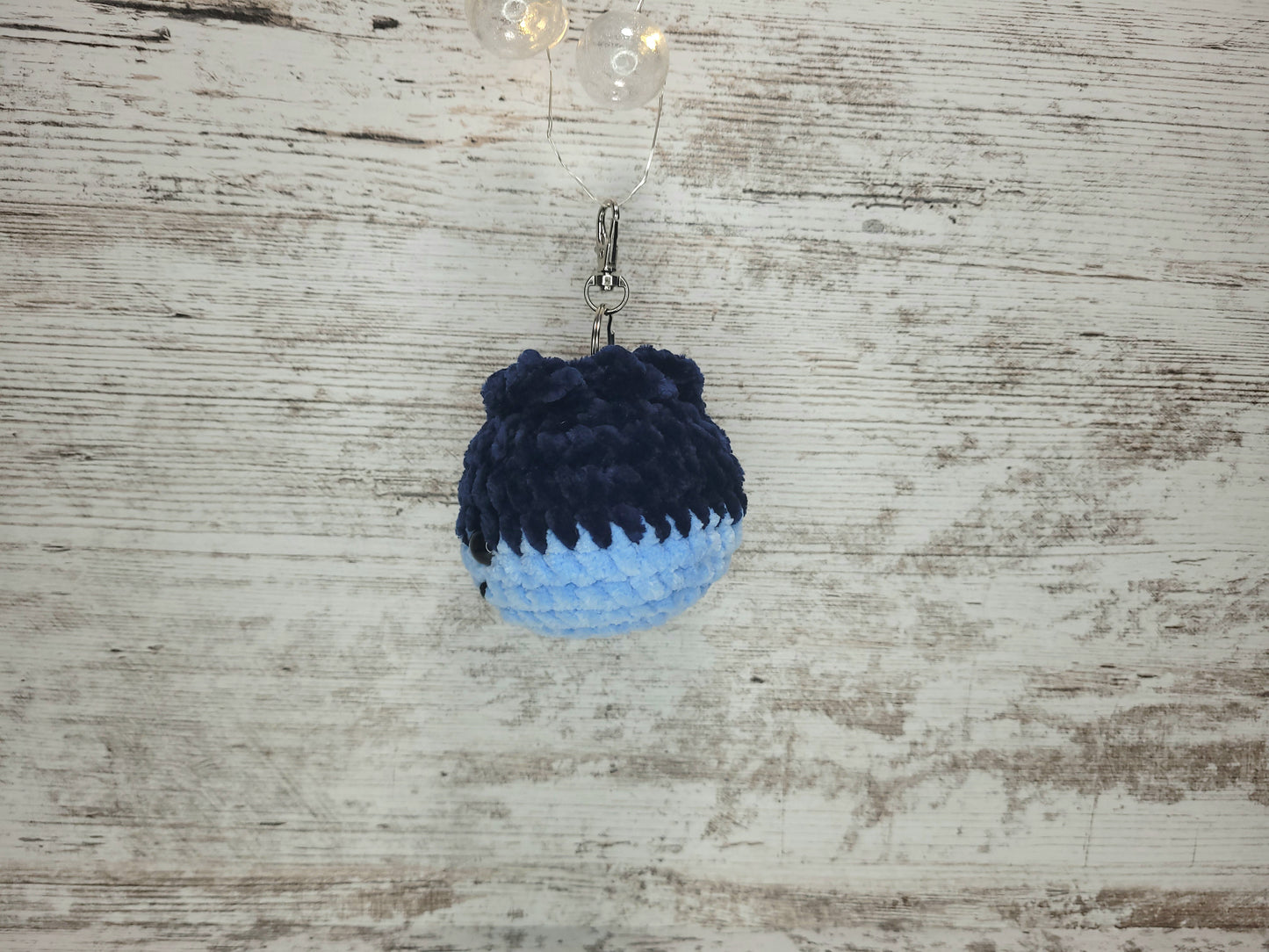 Bag Charm - Blueberry - Two Tone