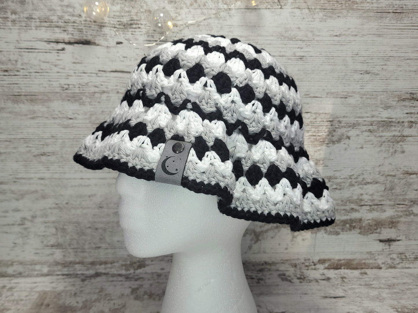 Kelp Bucket Hat - Black/White/Gray