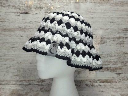 Kelp Bucket Hat - Black/White/Gray