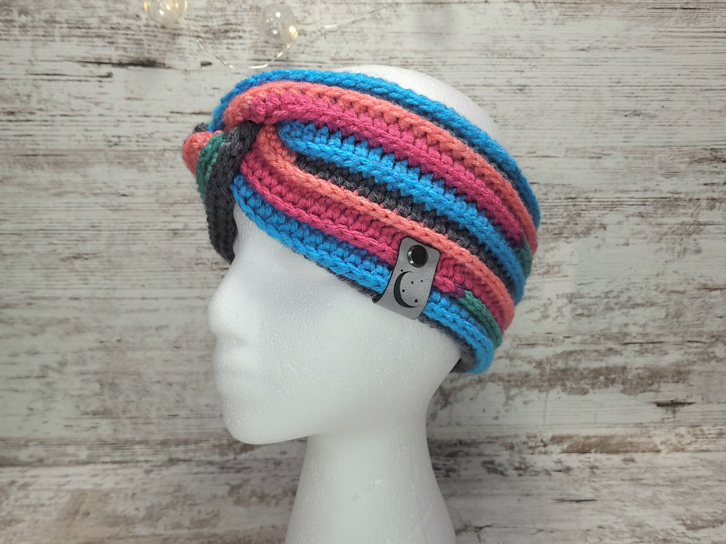 Twisted Ear Warmer - Leisure Stripe