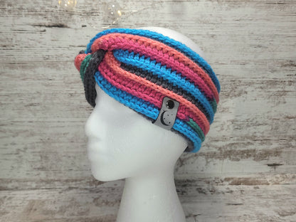 Twisted Ear Warmer - Leisure Stripe