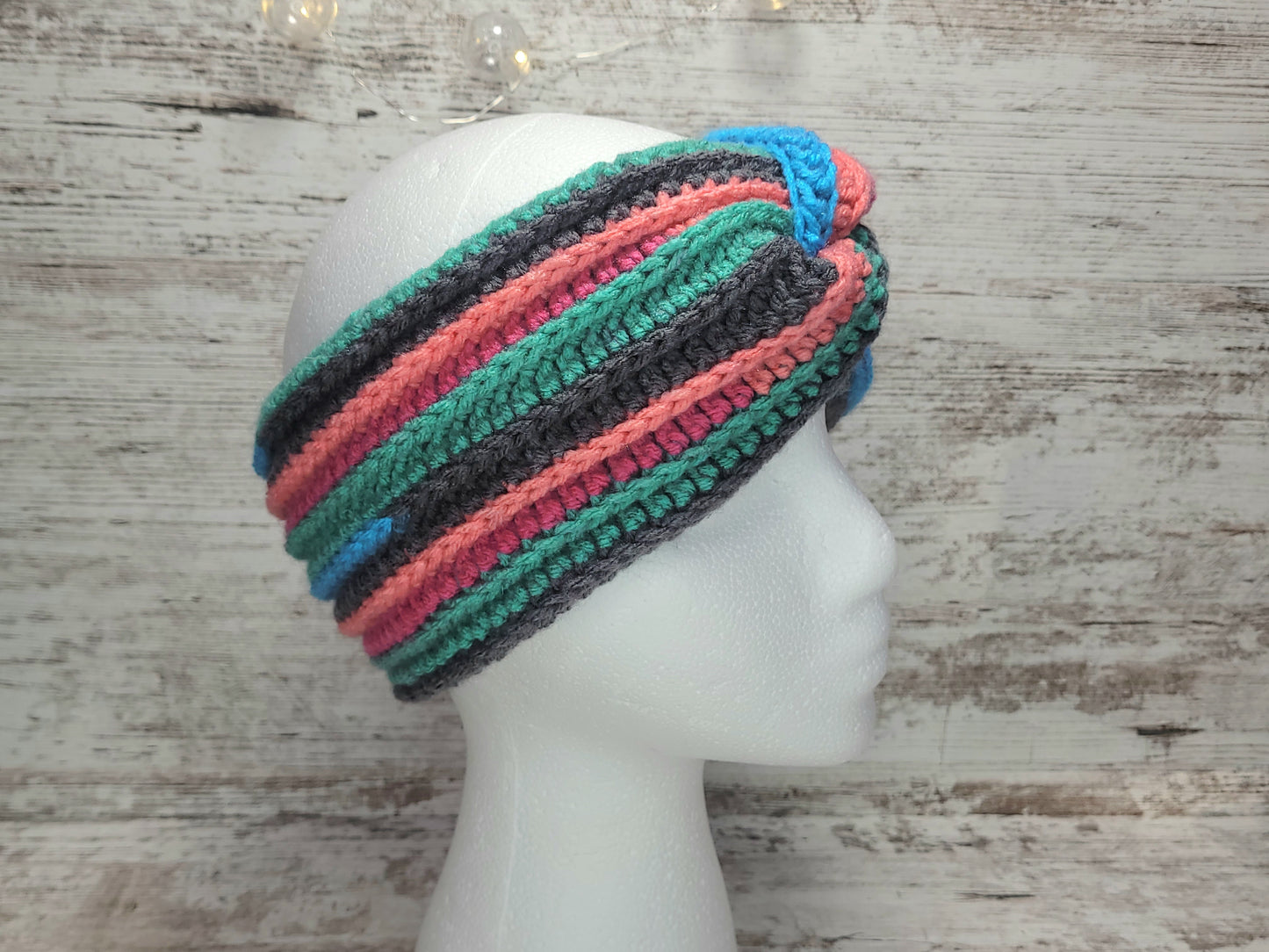 Twisted Ear Warmer - Leisure Stripe